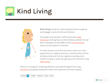 Tablet Screenshot of kindliving.net